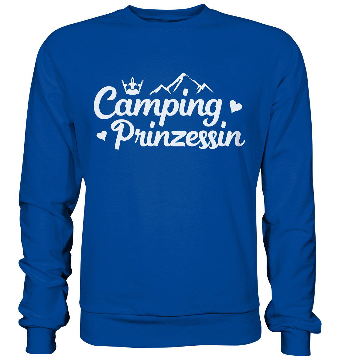 Camping Prinzessin | Premium Kinder Sweatshirt Gr. 128