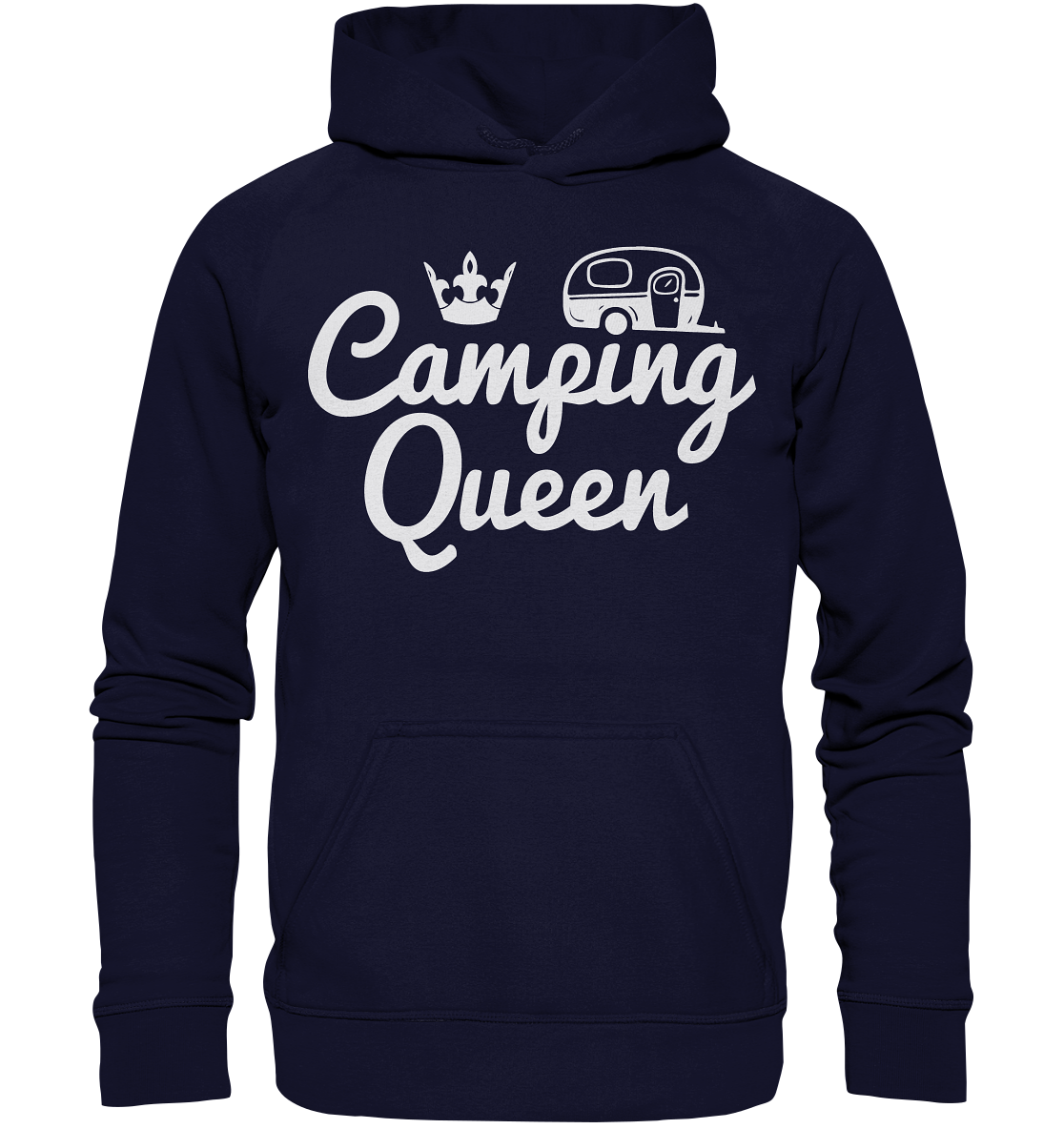 Camping Queen Wohnwagen/Pfoten | Unisex Hoodie