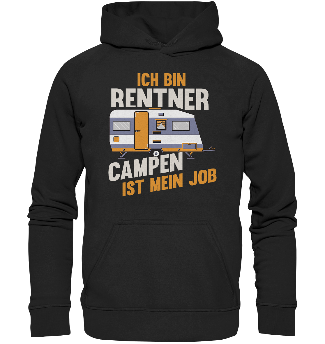 Rentner Camping Wohnwagen | Premium Hoodie