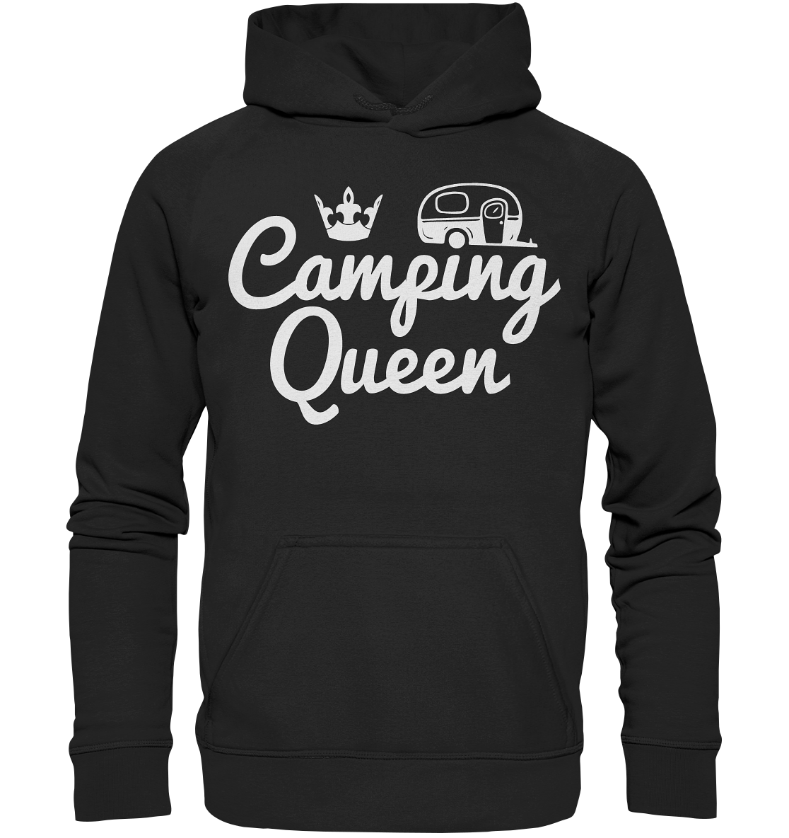 Camping Queen Wohnwagen/Pfoten | Unisex Hoodie