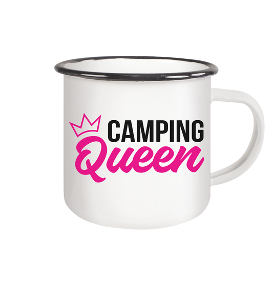 Camping Queen | Emaille Tasse