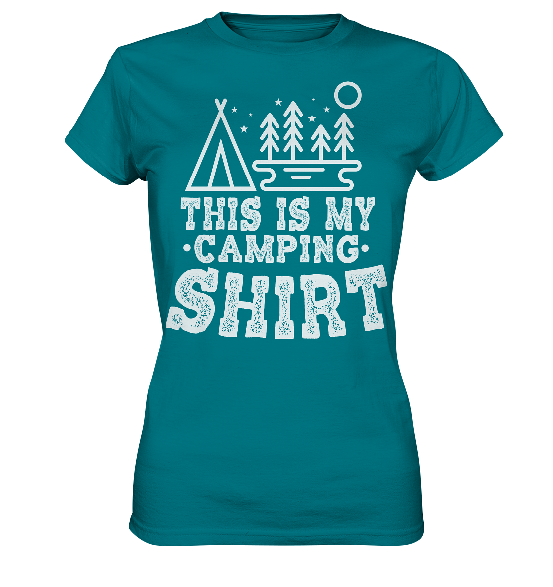 This Is My Camping Shirt - Ladies Premium Shirt