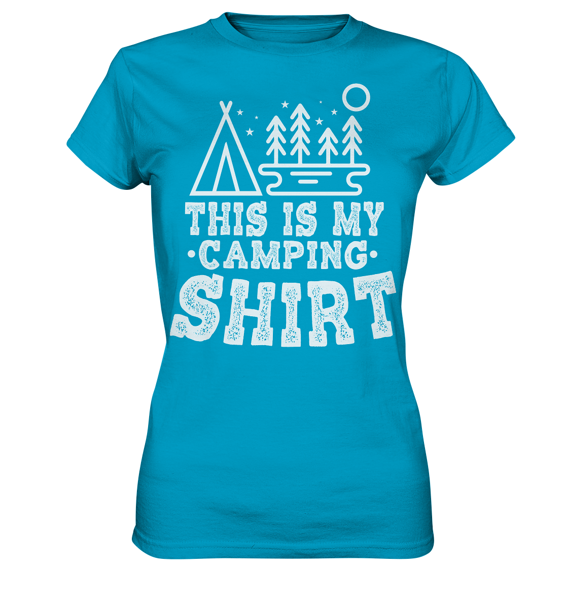 This Is My Camping Shirt - Ladies Premium Shirt