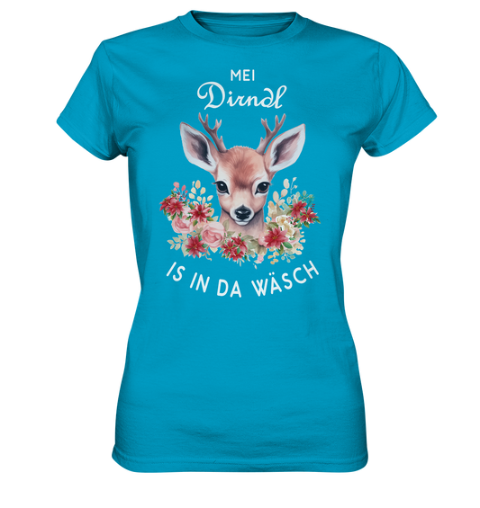 Mei Dirndl Is In Da Wäsch | Damen Premium T-Shirt