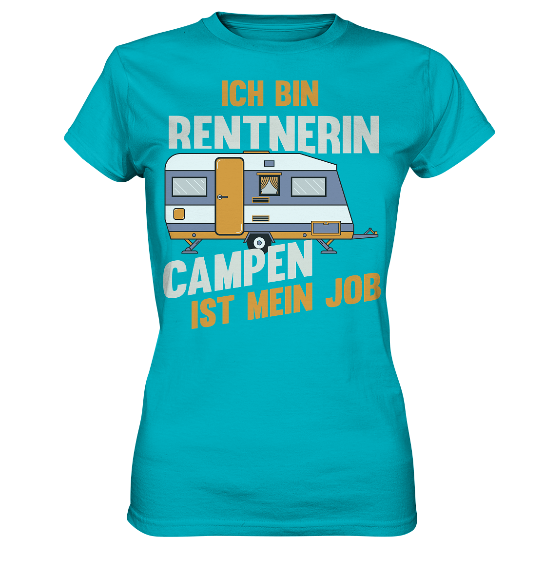 Rentnerin Camping Wohnwagen - Ladies Premium Shirt