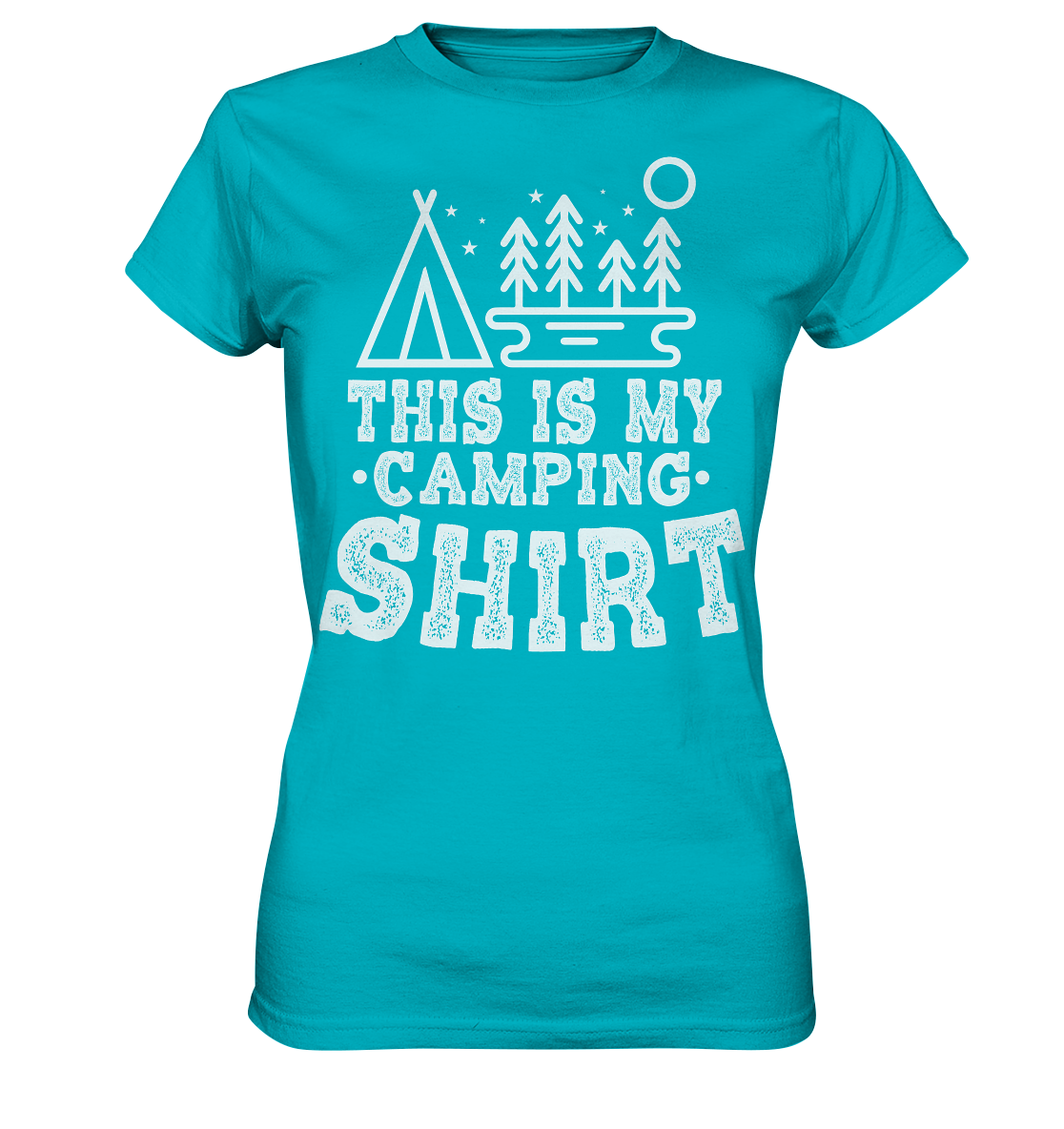 This Is My Camping Shirt - Ladies Premium Shirt