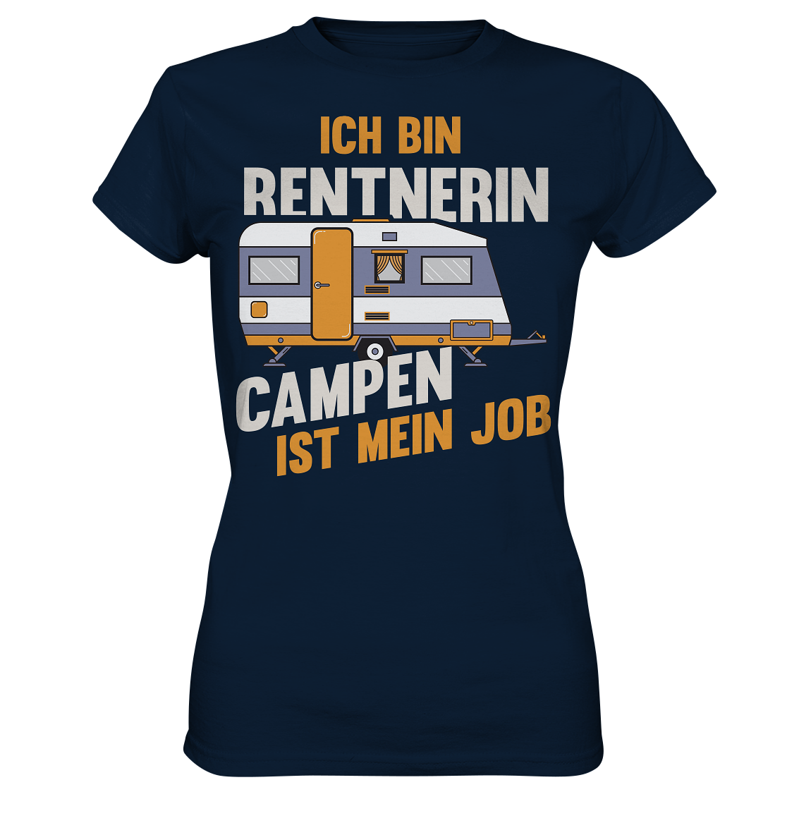 Rentnerin Camping Wohnwagen - Ladies Premium Shirt