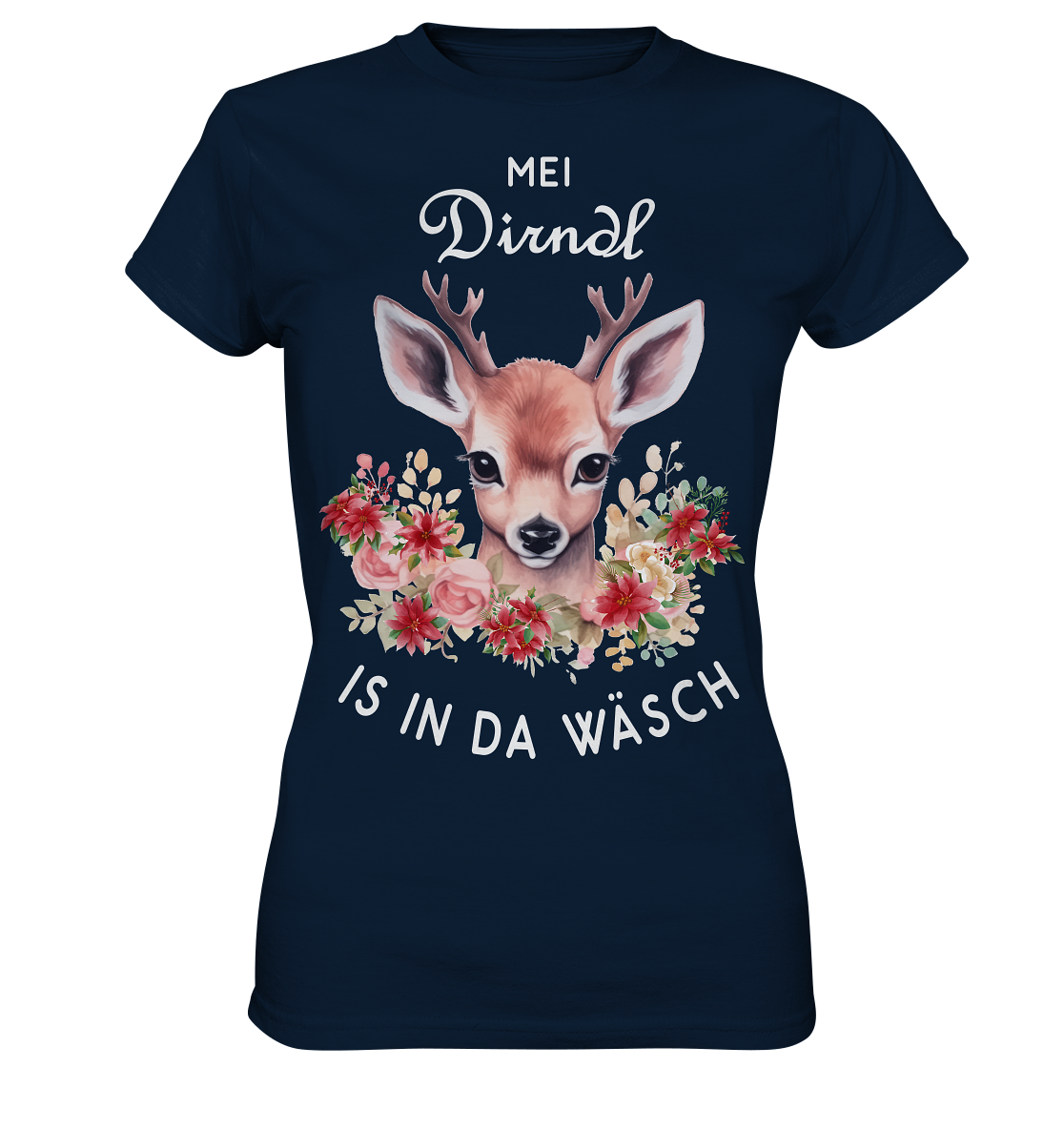 Mei Dirndl Is In Da Wäsch | Damen Premium T-Shirt