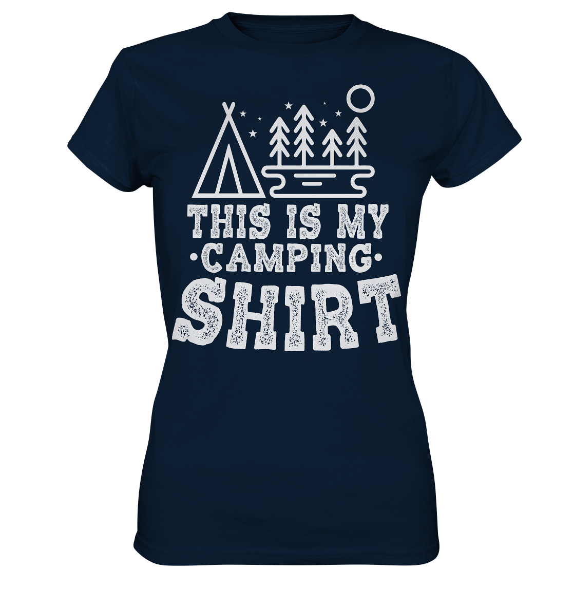 This Is My Camping Shirt - Ladies Premium Shirt