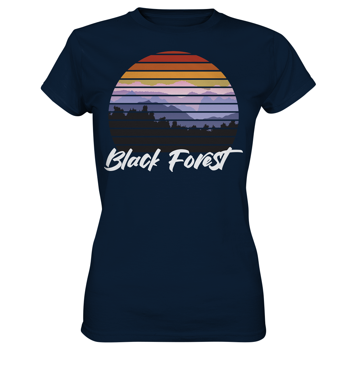 Black Forest Aussicht | Damen Premium T-Shirt