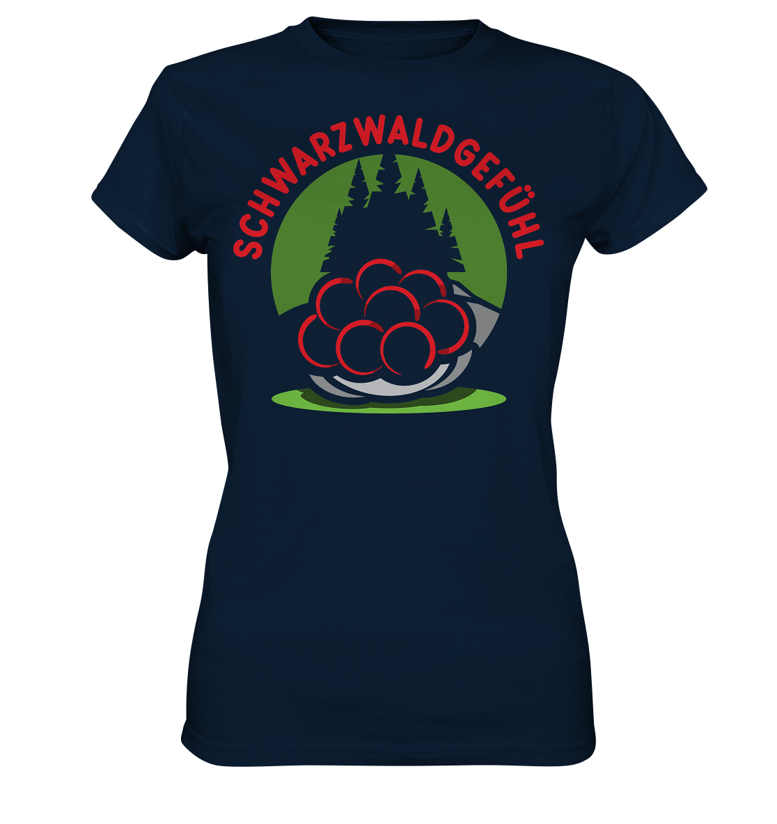 Schwarzwaldgefühl - Schwarzwaldmädels | Damenshirt beidseitig bedruckt