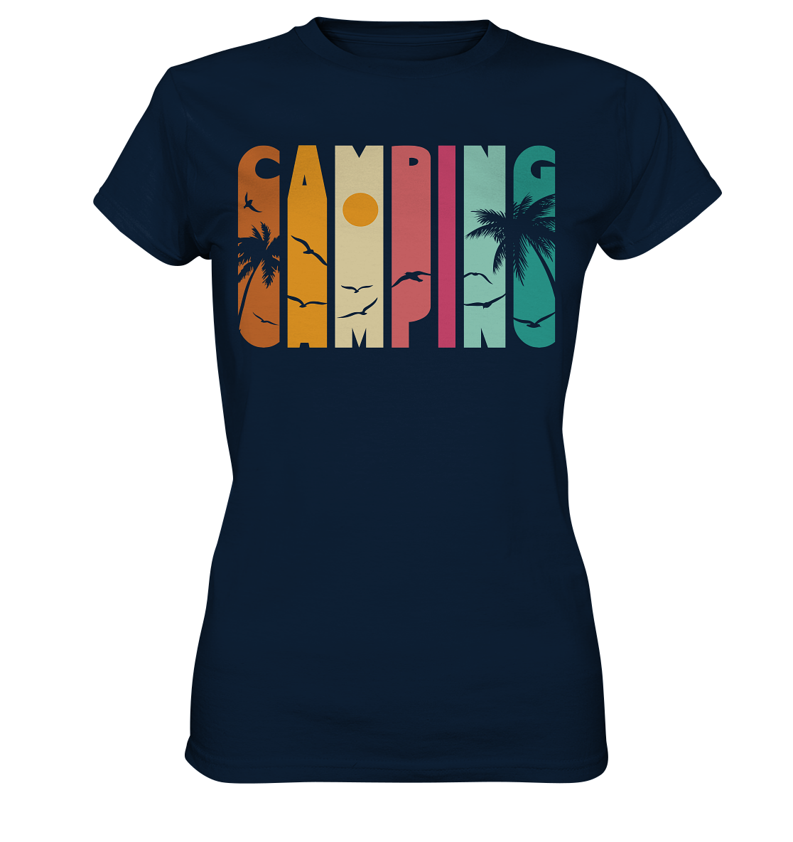 Campingsommer | Damen Premium T-Shirt