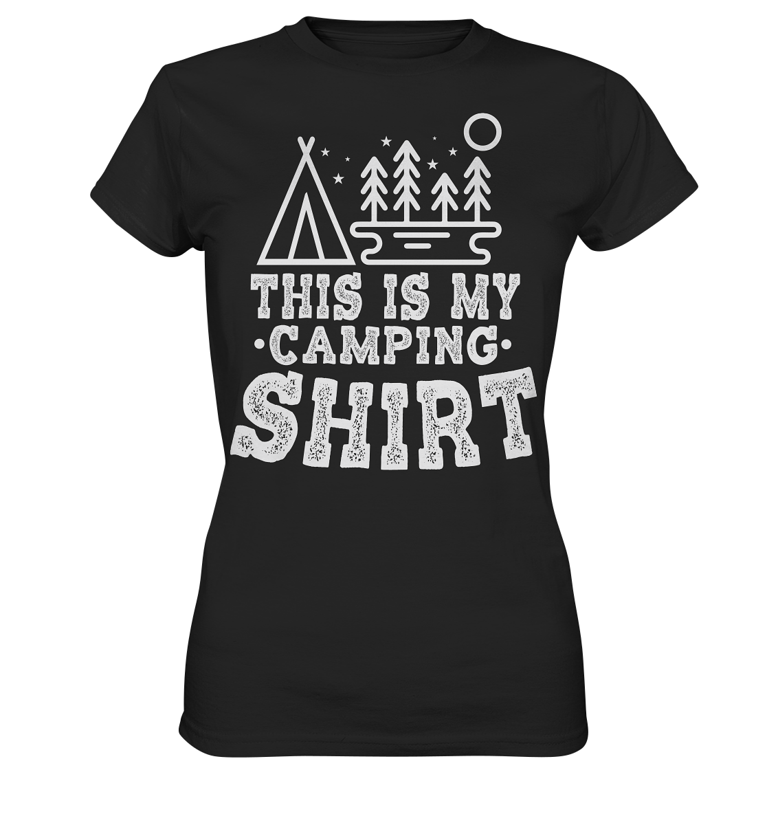 This Is My Camping Shirt - Ladies Premium Shirt