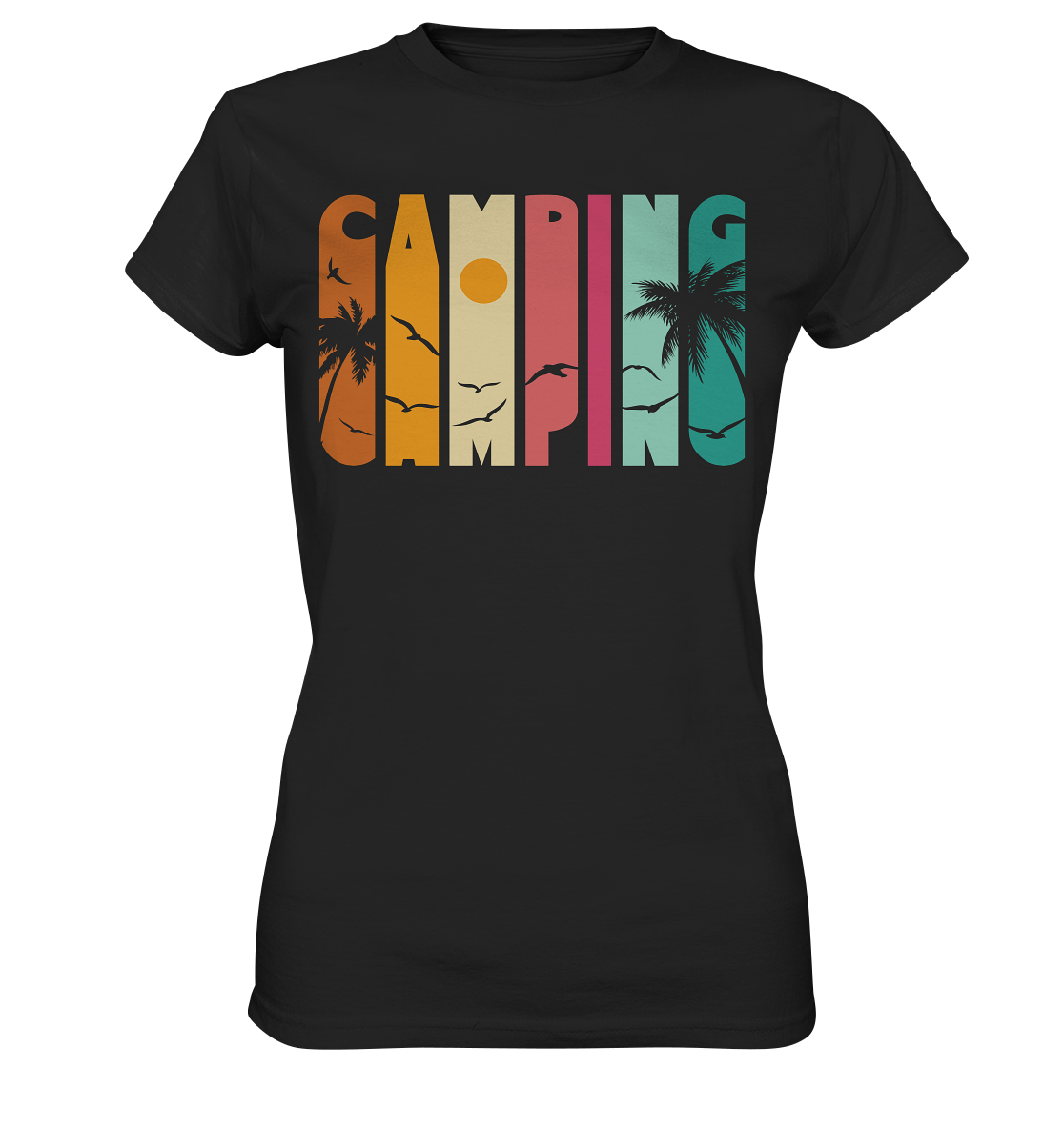 Campingsommer | Damen Premium T-Shirt