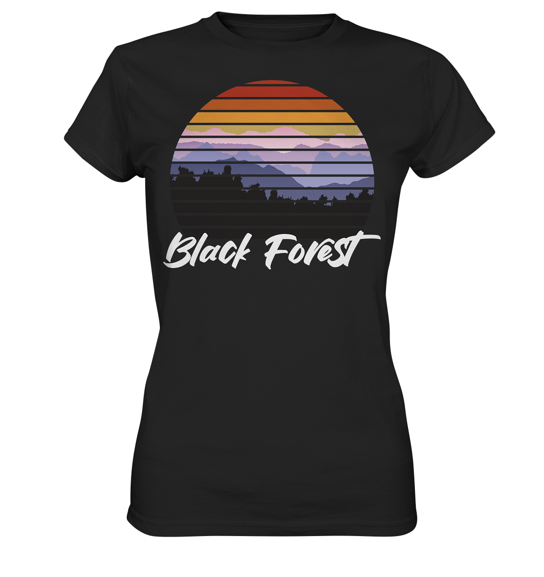 Black Forest Aussicht | Damen Premium T-Shirt