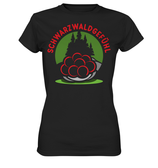 Schwarzwaldgefühl - Schwarzwaldmädels | Damenshirt beidseitig bedruckt