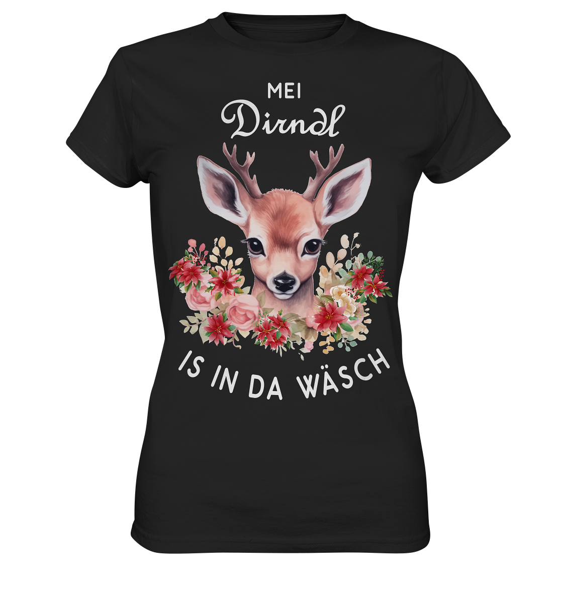 Mei Dirndl Is In Da Wäsch | Damen Premium T-Shirt