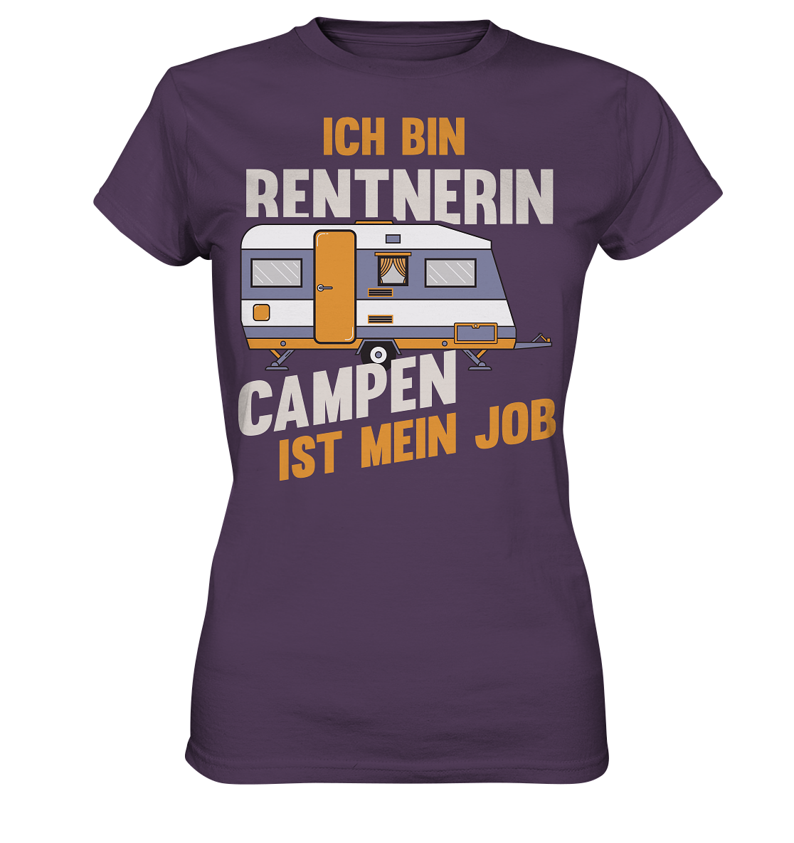 Rentnerin Camping Wohnwagen - Ladies Premium Shirt