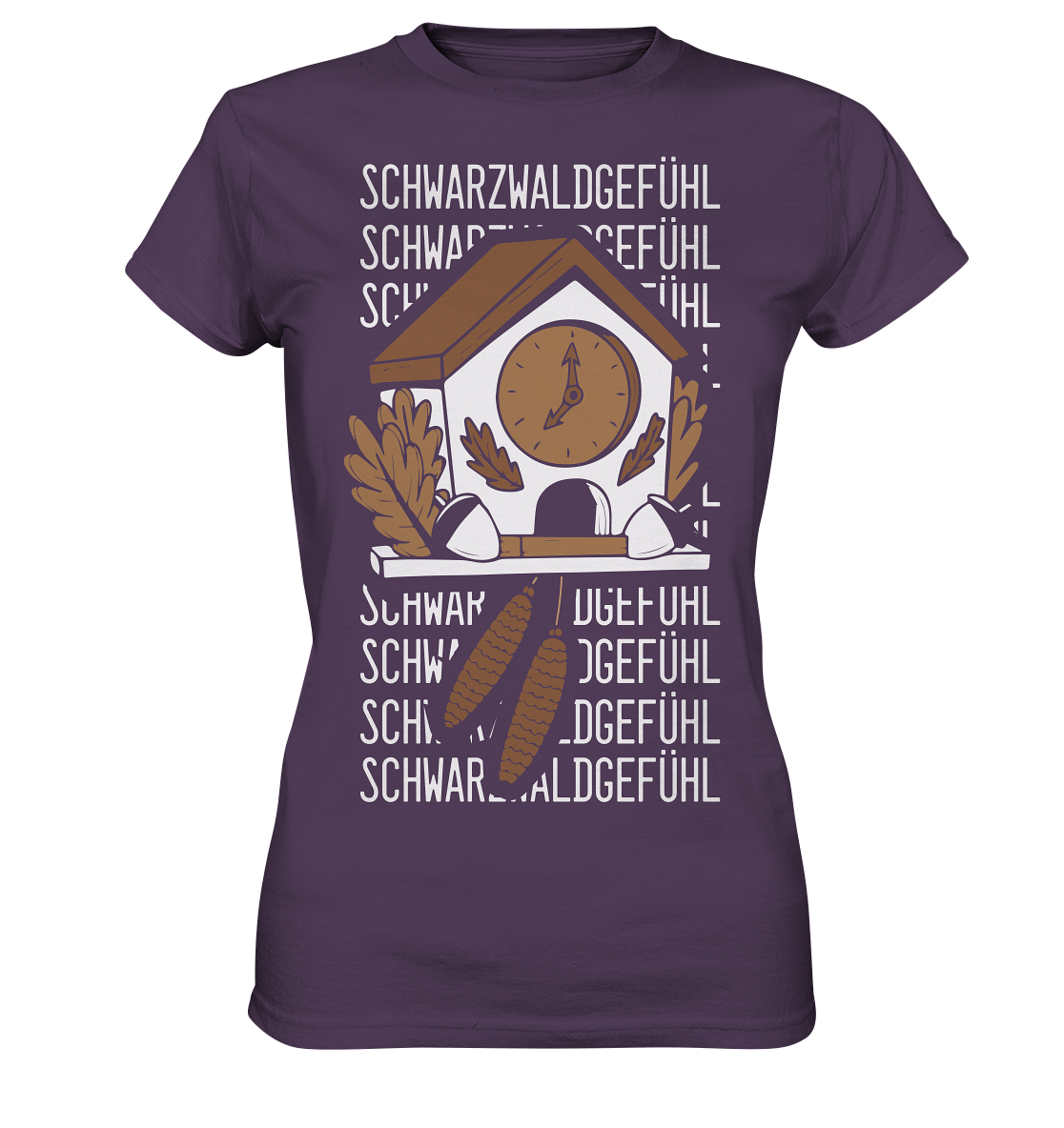 Schwarzwaldgefühl Kuckucksuhr - Ladies Premium Shirt