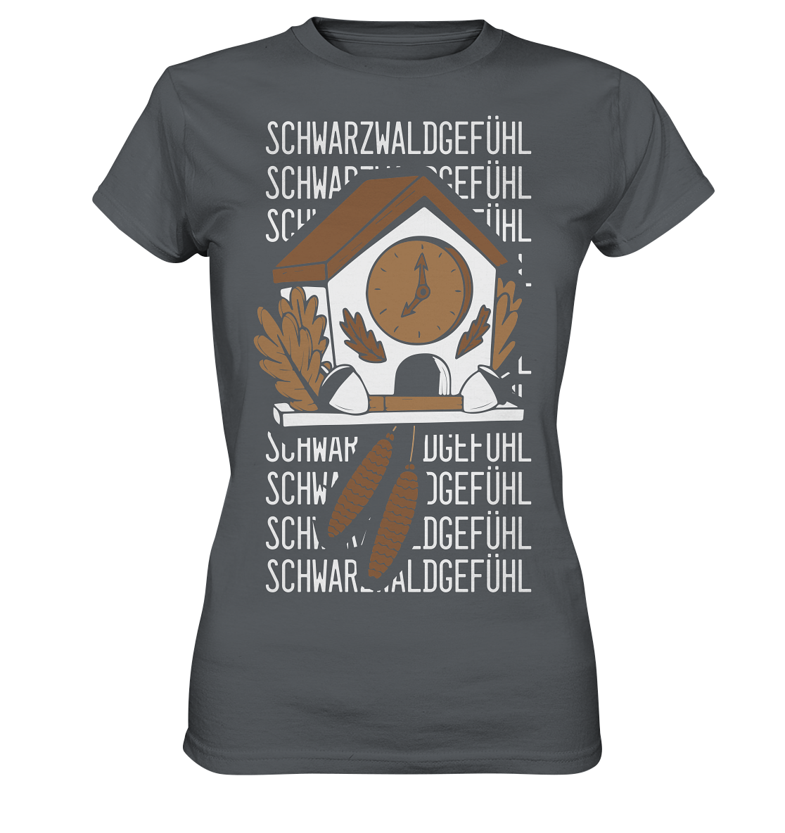 Schwarzwaldgefühl Kuckucksuhr - Ladies Premium Shirt