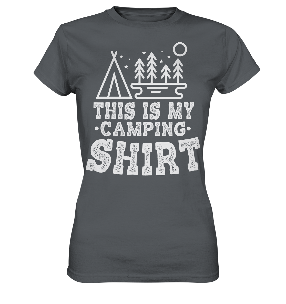 This Is My Camping Shirt - Ladies Premium Shirt