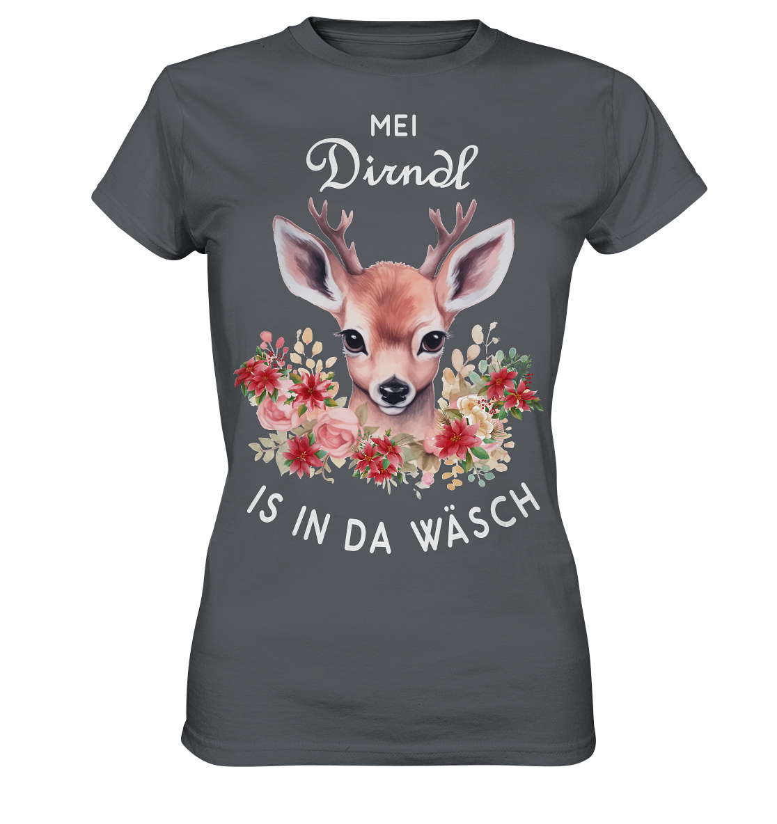 Mei Dirndl Is In Da Wäsch | Damen Premium T-Shirt