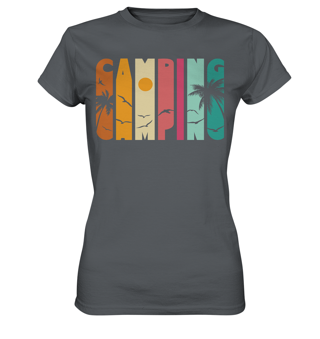 Campingsommer | Damen Premium T-Shirt