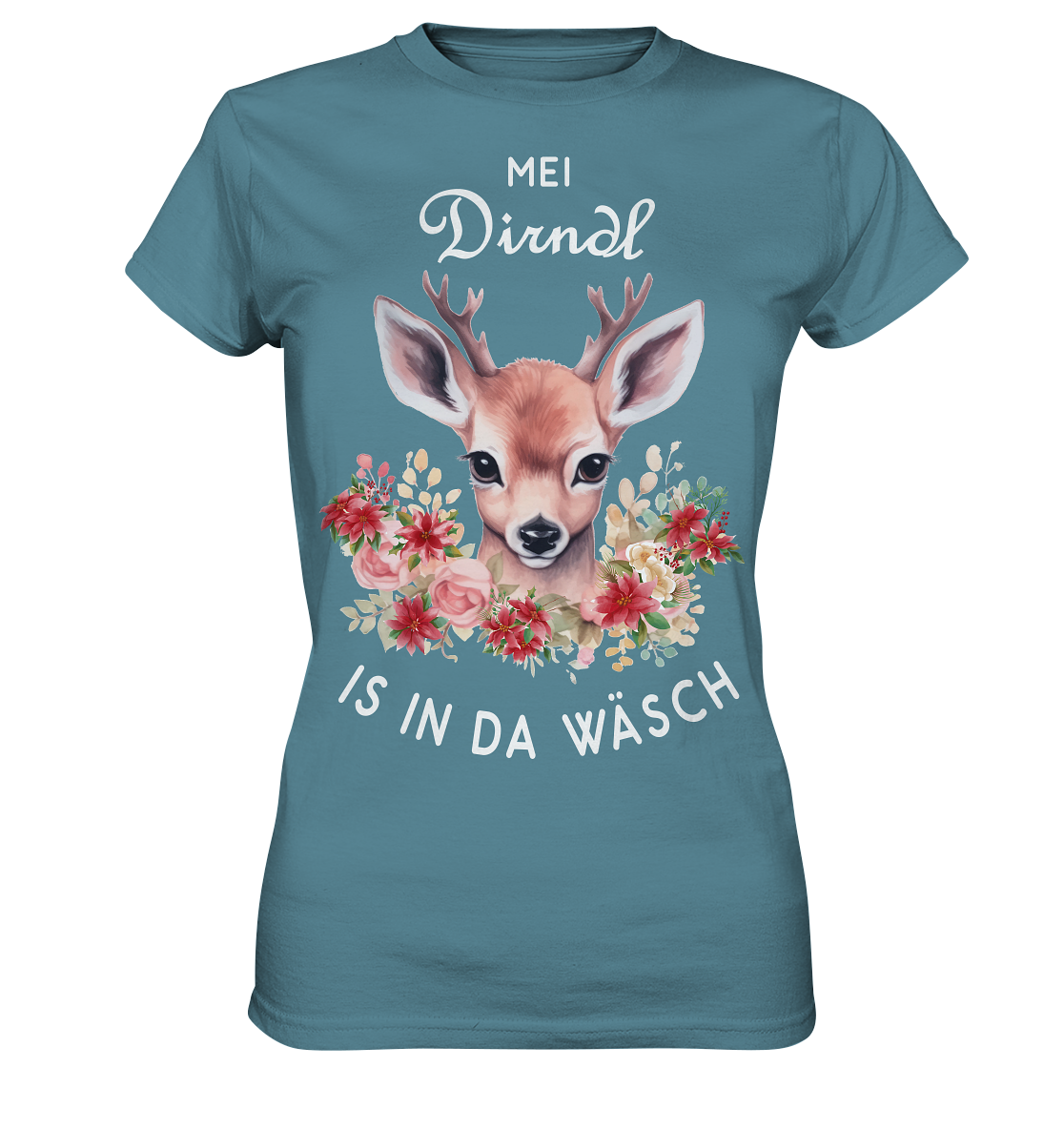 Mei Dirndl Is In Da Wäsch | Damen Premium T-Shirt