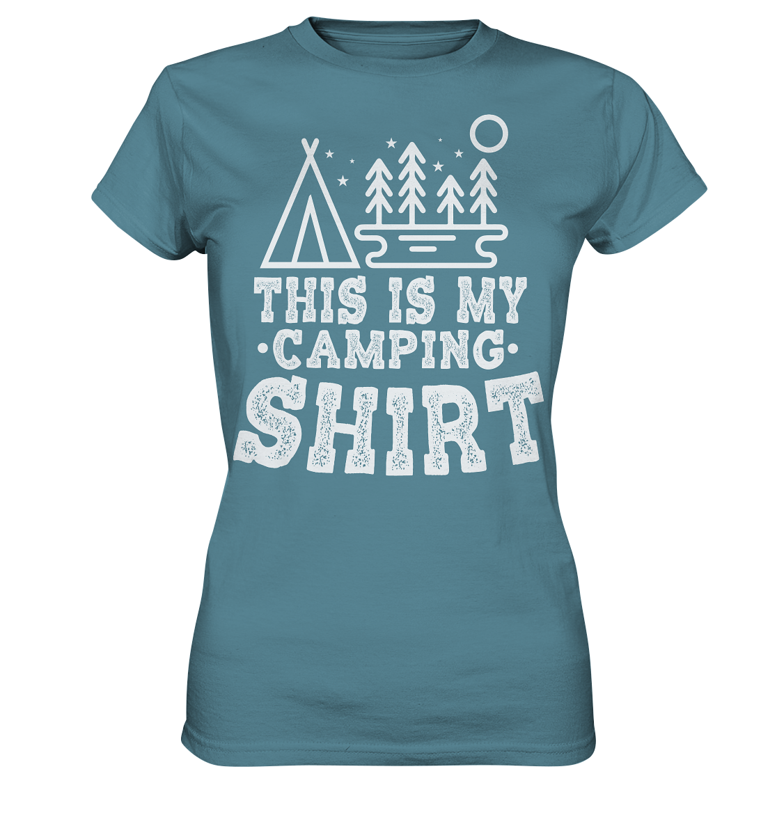 This Is My Camping Shirt - Ladies Premium Shirt