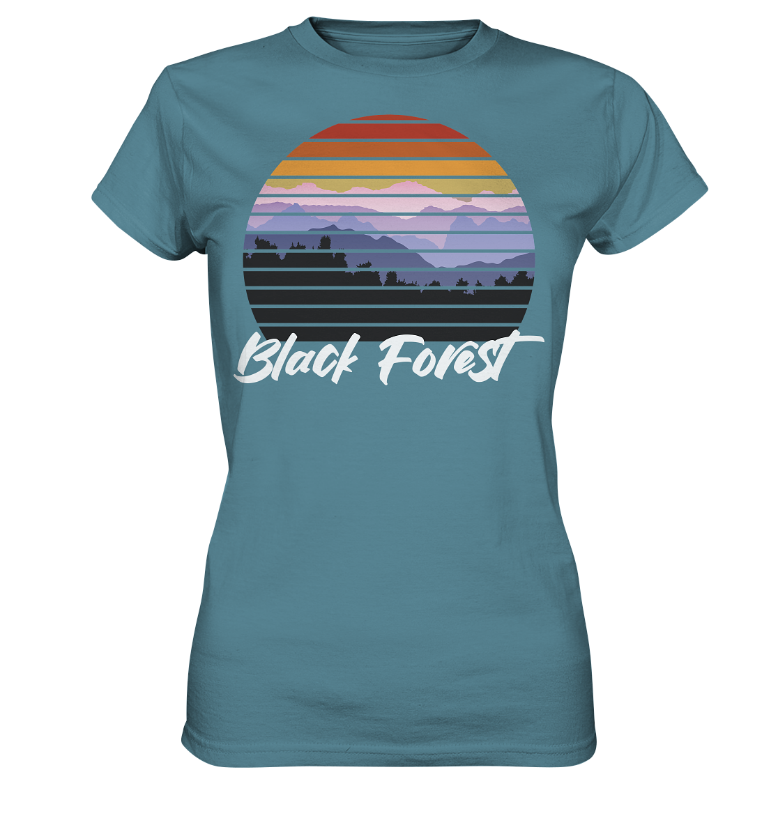 Black Forest Aussicht | Damen Premium T-Shirt