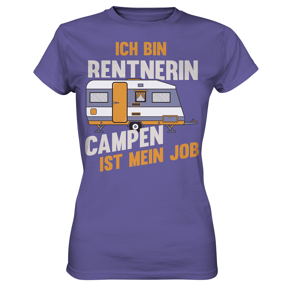 Rentnerin Camping Wohnwagen - Ladies Premium Shirt