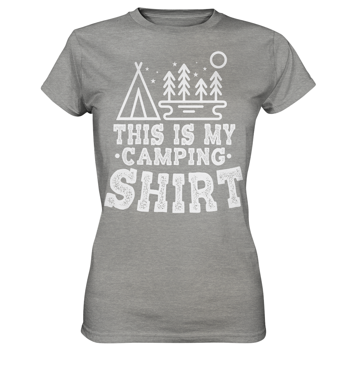 This Is My Camping Shirt - Ladies Premium Shirt