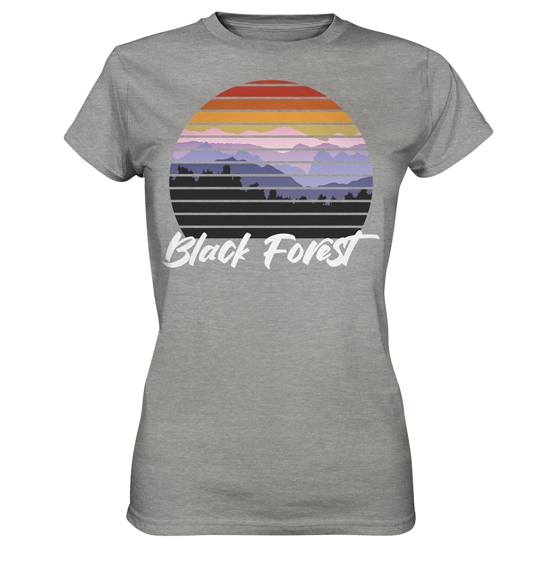 Black Forest Aussicht | Damen Premium T-Shirt