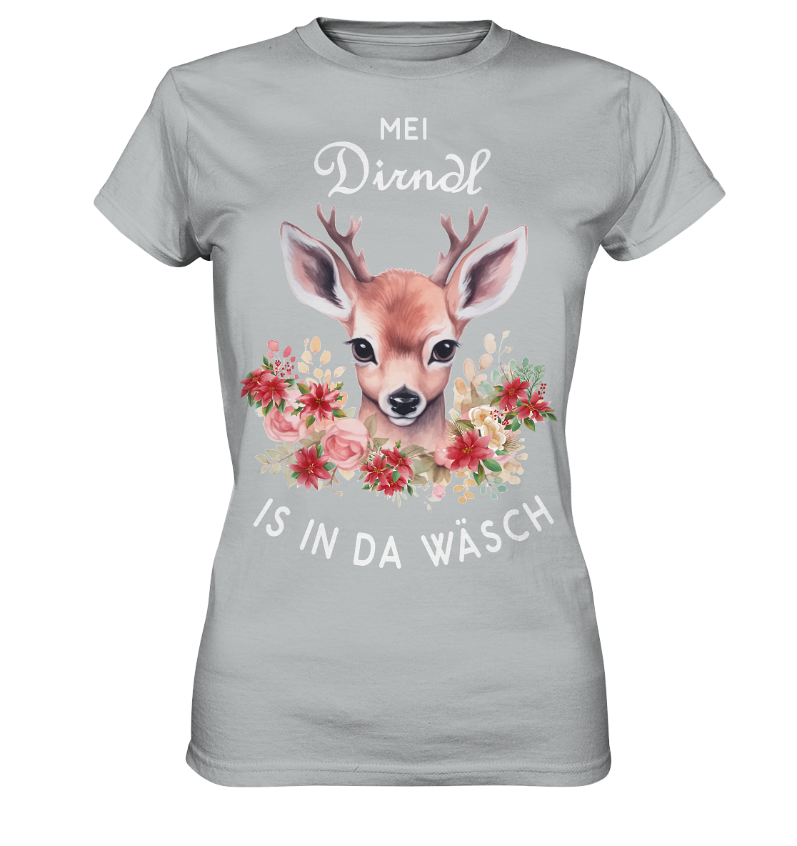 Mei Dirndl Is In Da Wäsch | Damen Premium T-Shirt