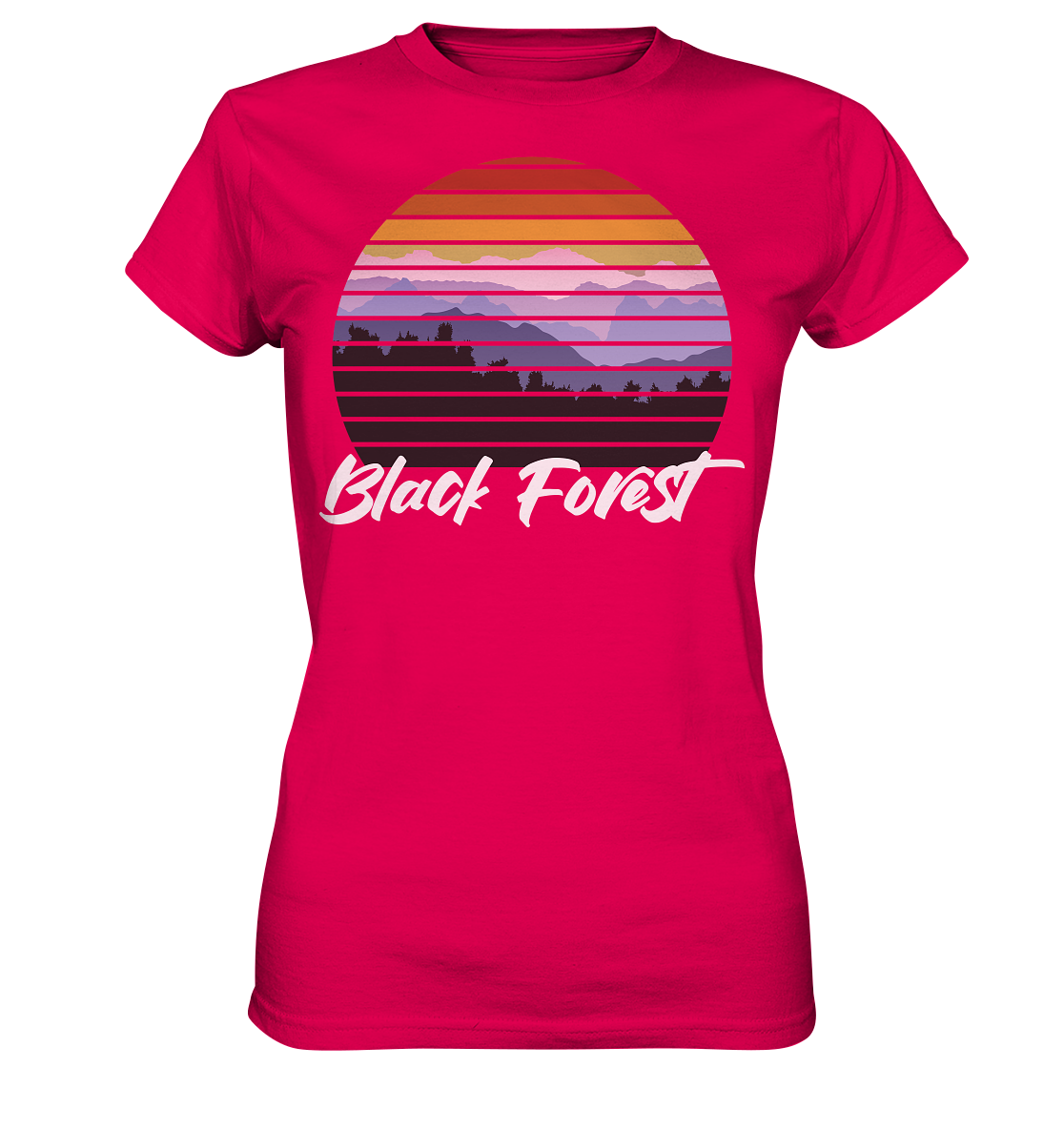 Black Forest Aussicht | Damen Premium T-Shirt