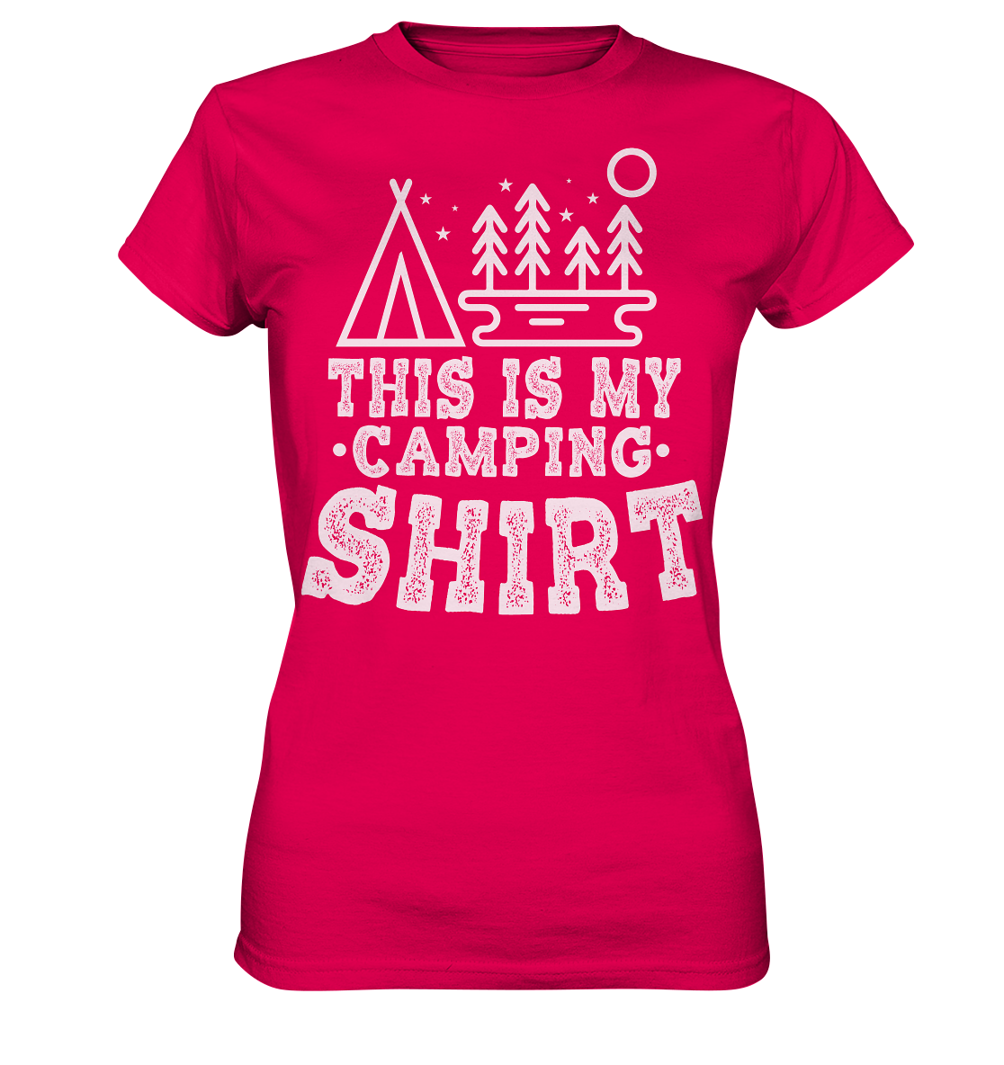 This Is My Camping Shirt - Ladies Premium Shirt