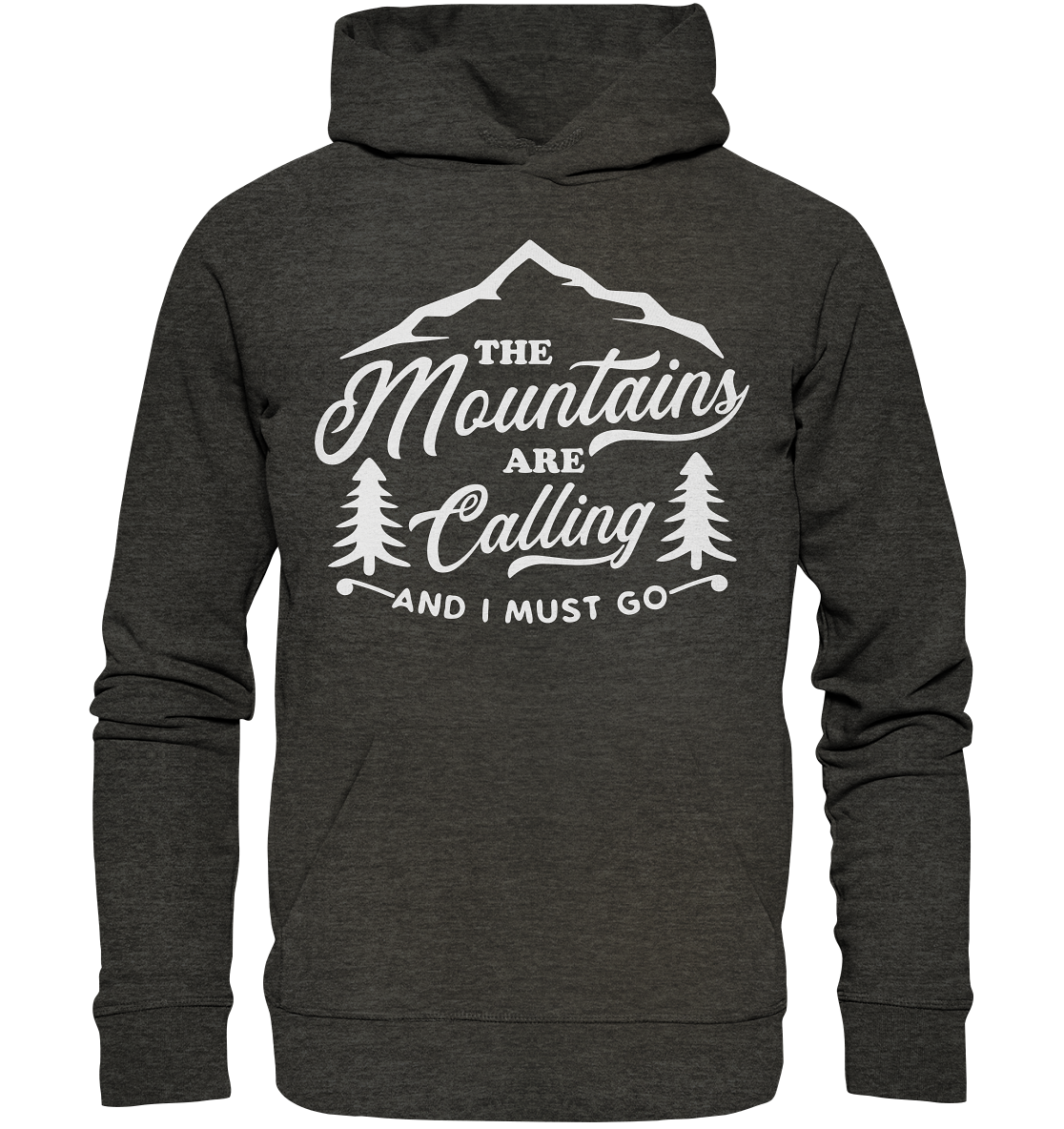 The Mountains Are Calling - Organic Basic Hoodie
