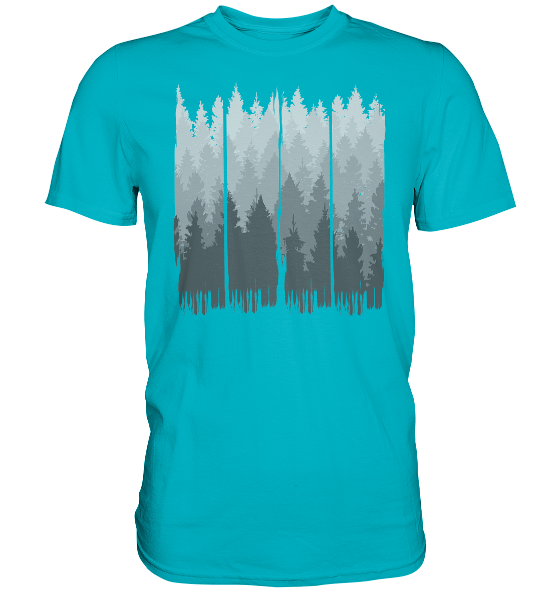 Wald Streifen | Unisex Premium T-Shirt