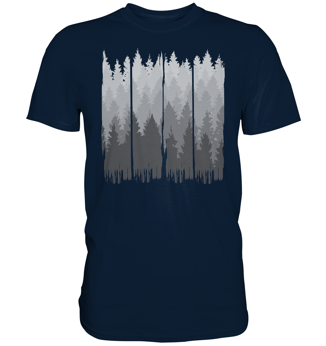 Wald Streifen | Unisex Premium T-Shirt