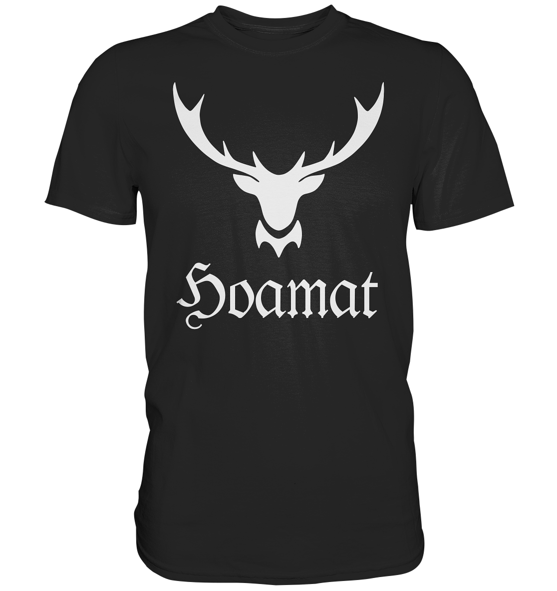Hoamat Hirschgeweih | Unisex Premium T-Shirt