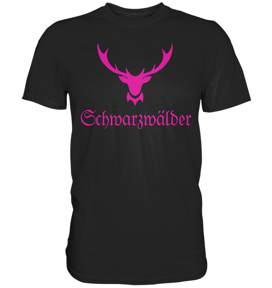 Schwarzwälder Hirschgeweih | Organic T-Shirt Gr. 5XL