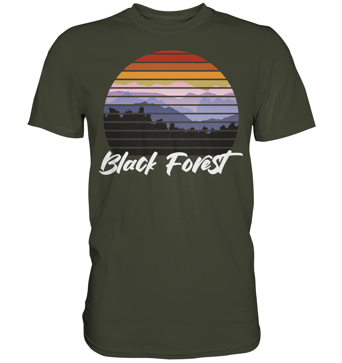 Black Forest Aussicht | Premium T-Shirt