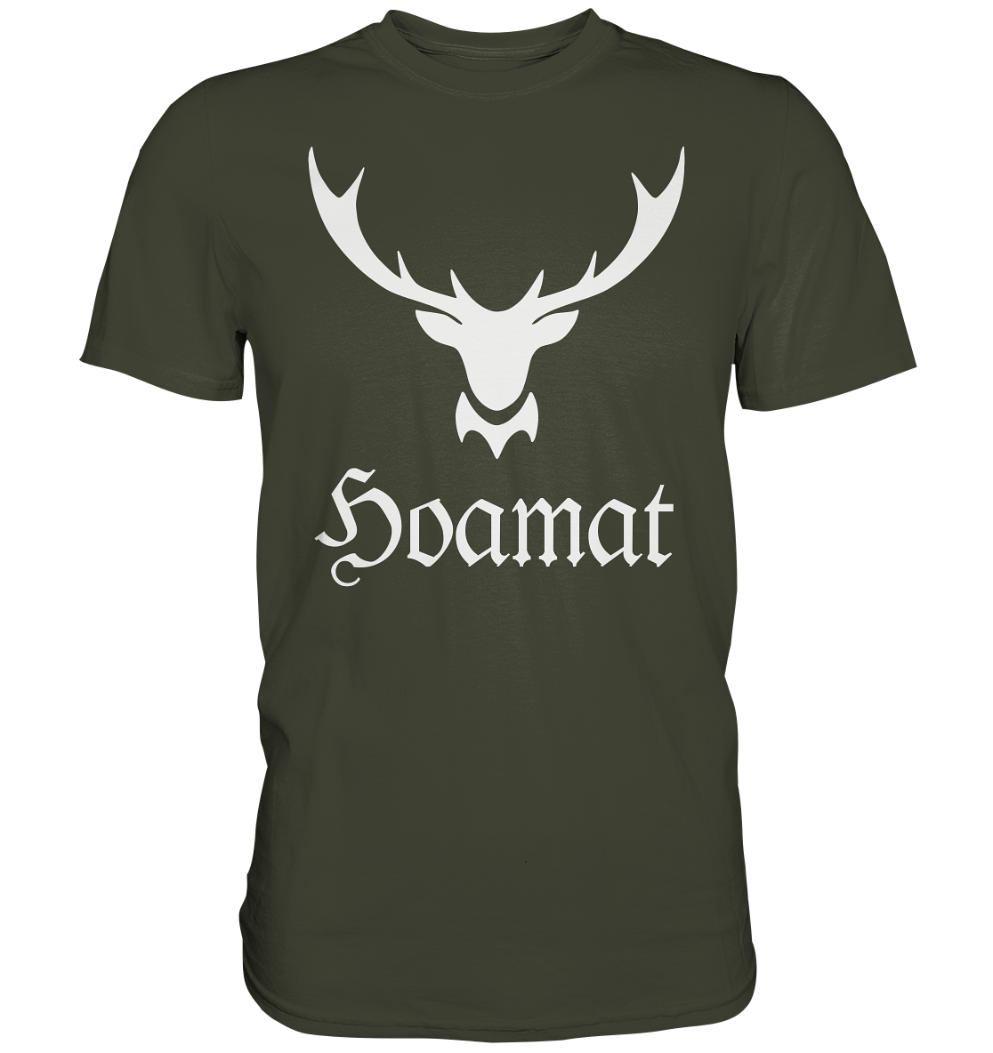 Hoamat Hirschgeweih | Unisex Premium T-Shirt