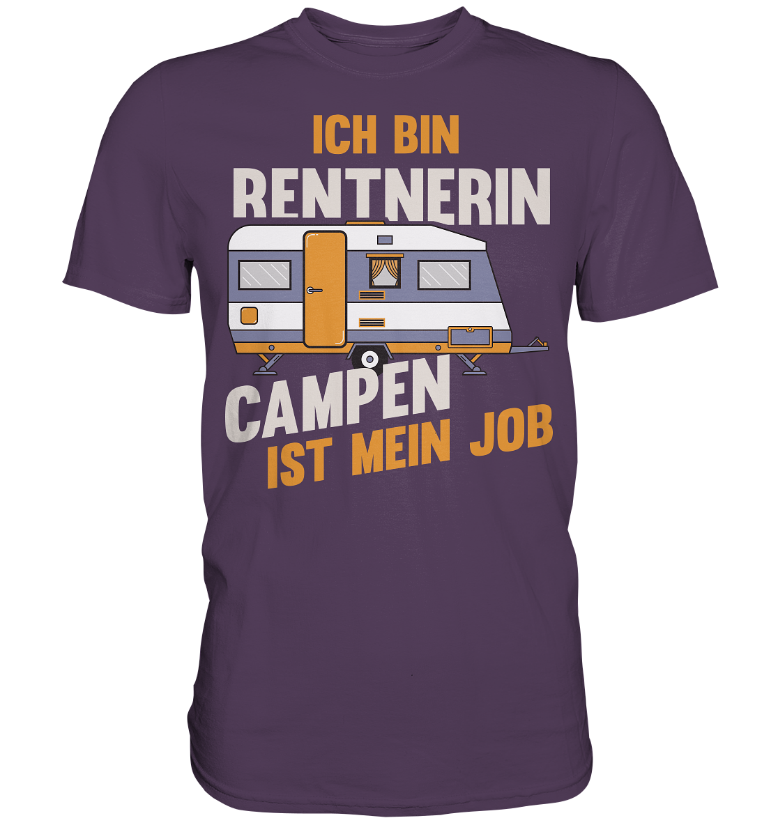 Rentnerin Camping Wohnwagen - Premium Shirt