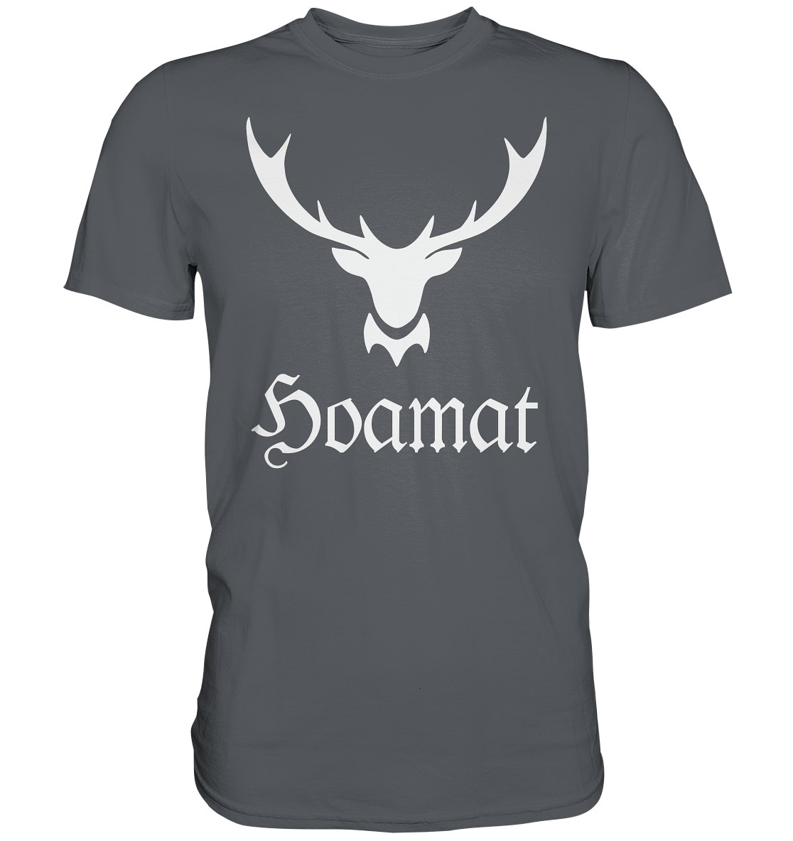 Hoamat Hirschgeweih | Unisex Premium T-Shirt