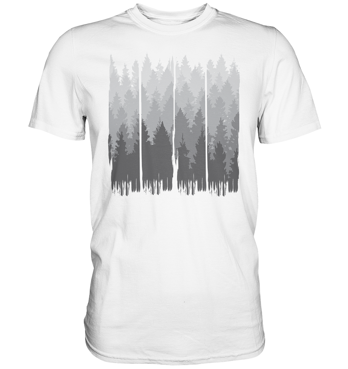 Wald Streifen | Unisex Premium T-Shirt