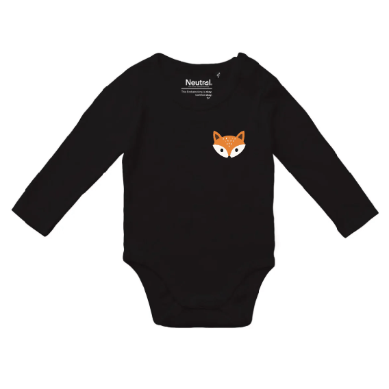 Schlauer Fuchs | Bio Baby Langarm Body