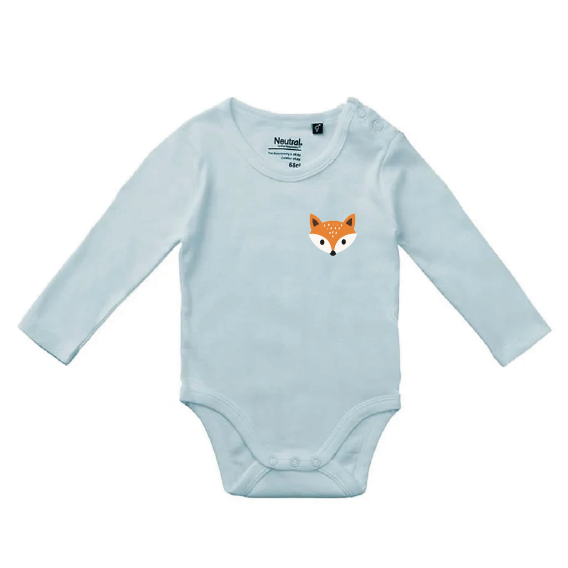 Schlauer Fuchs | Bio Baby Langarm Body