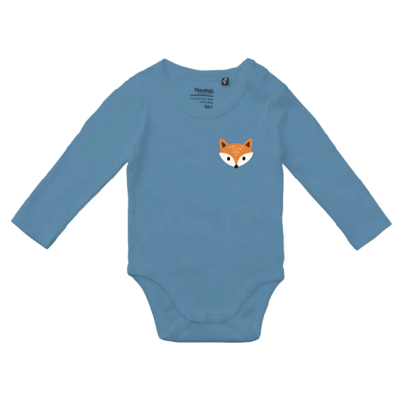 Schlauer Fuchs | Bio Baby Langarm Body