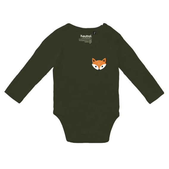 Schlauer Fuchs | Bio Baby Langarm Body